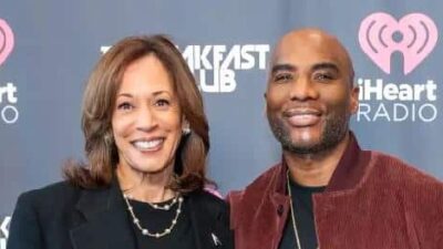 Kamala Harris and Charlamagne Tha God - Getty