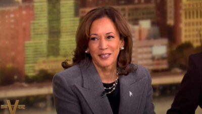 Kamala Harris on The View - screenshot