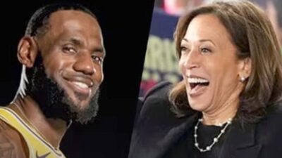 LeBron James - Kamala Harris - screenshot