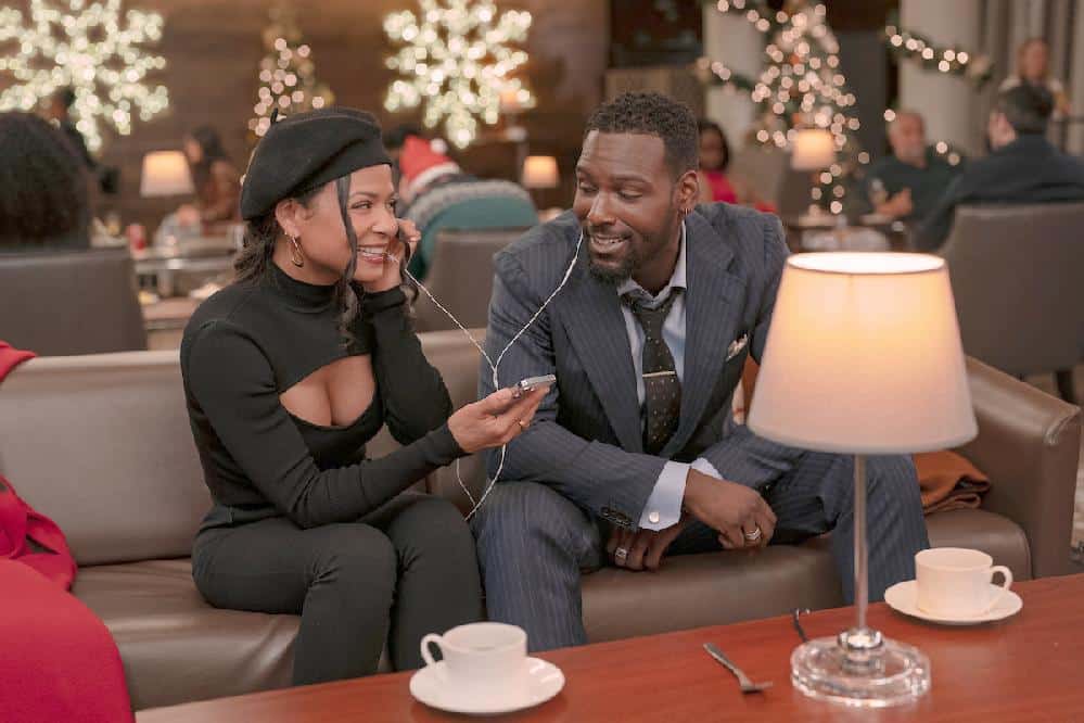 Christina Milian stars in Netflix's 'Meet Me Next Christmas // Meet Me Next Christmas (Christina Milian and Kofi Sirobe)