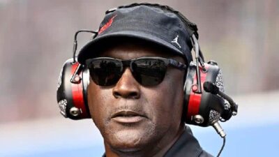 Michael Jordan NASCAR (Logan Riely-Getty Images via CNN Newsource)
