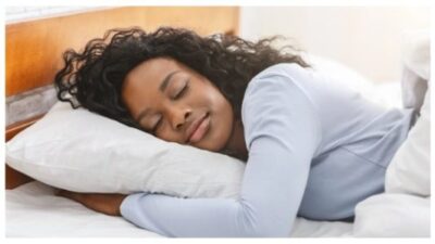 woman sleeping