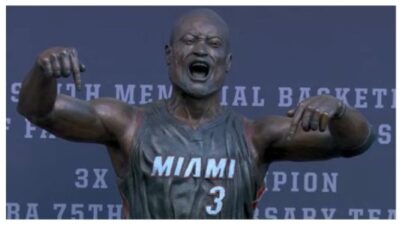 Dwyane Wade statue Miami Heat
