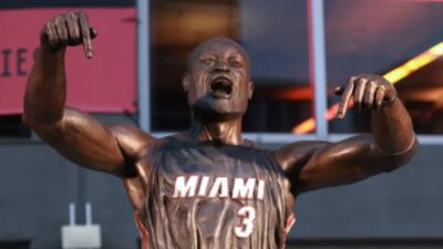 Dwyane Wade statue Miami Heat