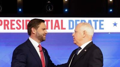 Vance-Walz Debate (Anna Moneymaker-Getty Images via CNN Newsource)