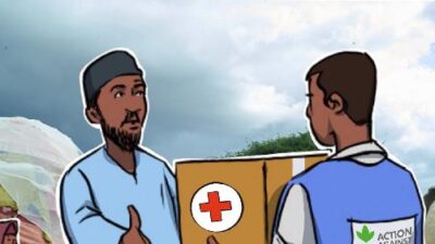 Conflict is the Main Driver of Hunger - Action Against Hunger (Illustration by TAYO Fatunla)
