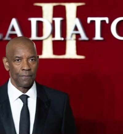 Denzel Washington at Gladiator II premiere - Getty