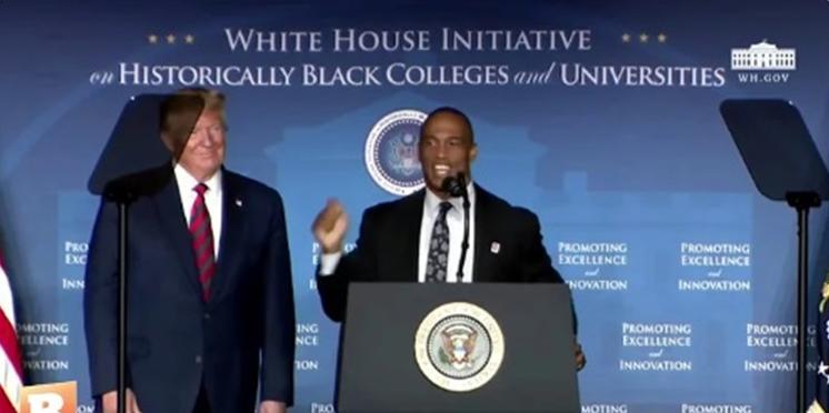 Scott Turner Named by Trump to Head HUD //' Donald Trump and Scott Turner - screenshot