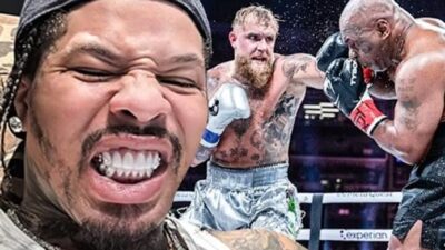 Gervonta Davis reacts to Paul-Tyson (screenshot)