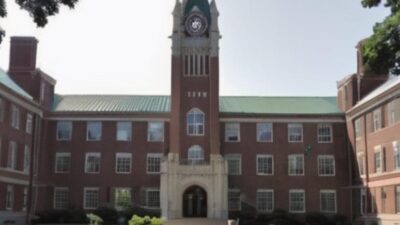 Iconic looking college building