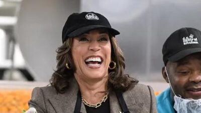 Kamala Harris (Thanksgiving at DC Central kitchen) - Getty
