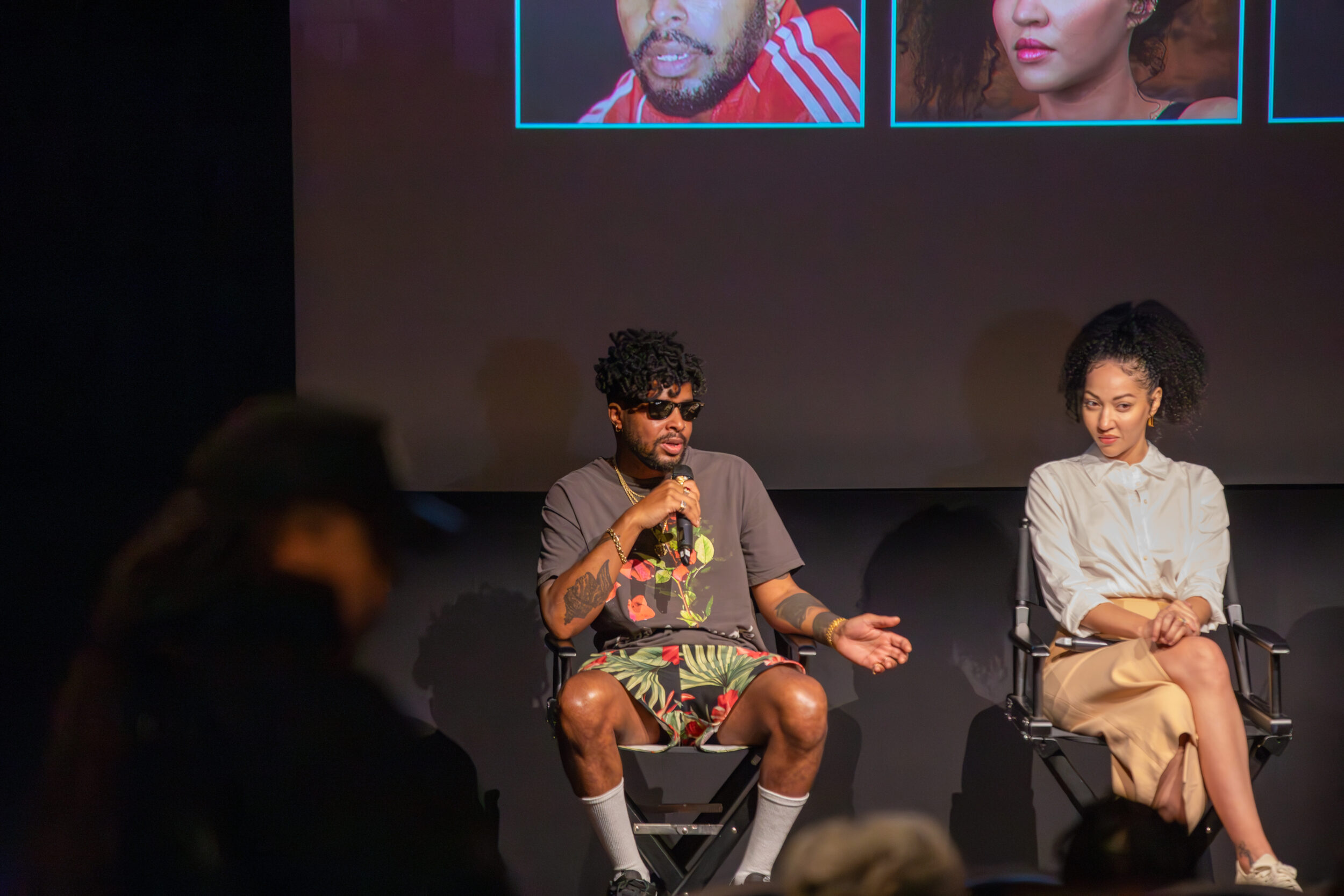 Black Art Empowerment Summit Panel - Ferrari Shepard, Harmonia Rosales (Photo: Eric Ellis)