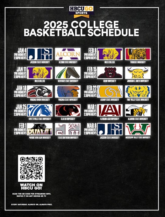HBCU GO Unveils 2025 Basketball Season Schedule 
