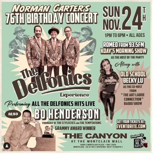 'Night of the Blaxican' Draws Hispanic Fans to '60-'90s Black Music // The Delfonics at Night of the Blaxican - via Instagram