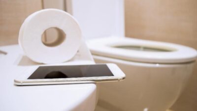 Toilet and phone (Manuel faba-iStockphoto-Getty Images via CNN Newsource) cnn