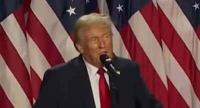 Trump 2024 victory speech - screenshot