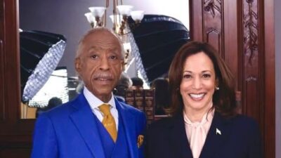Al Sharpton and Kamala Harris - via Instagram