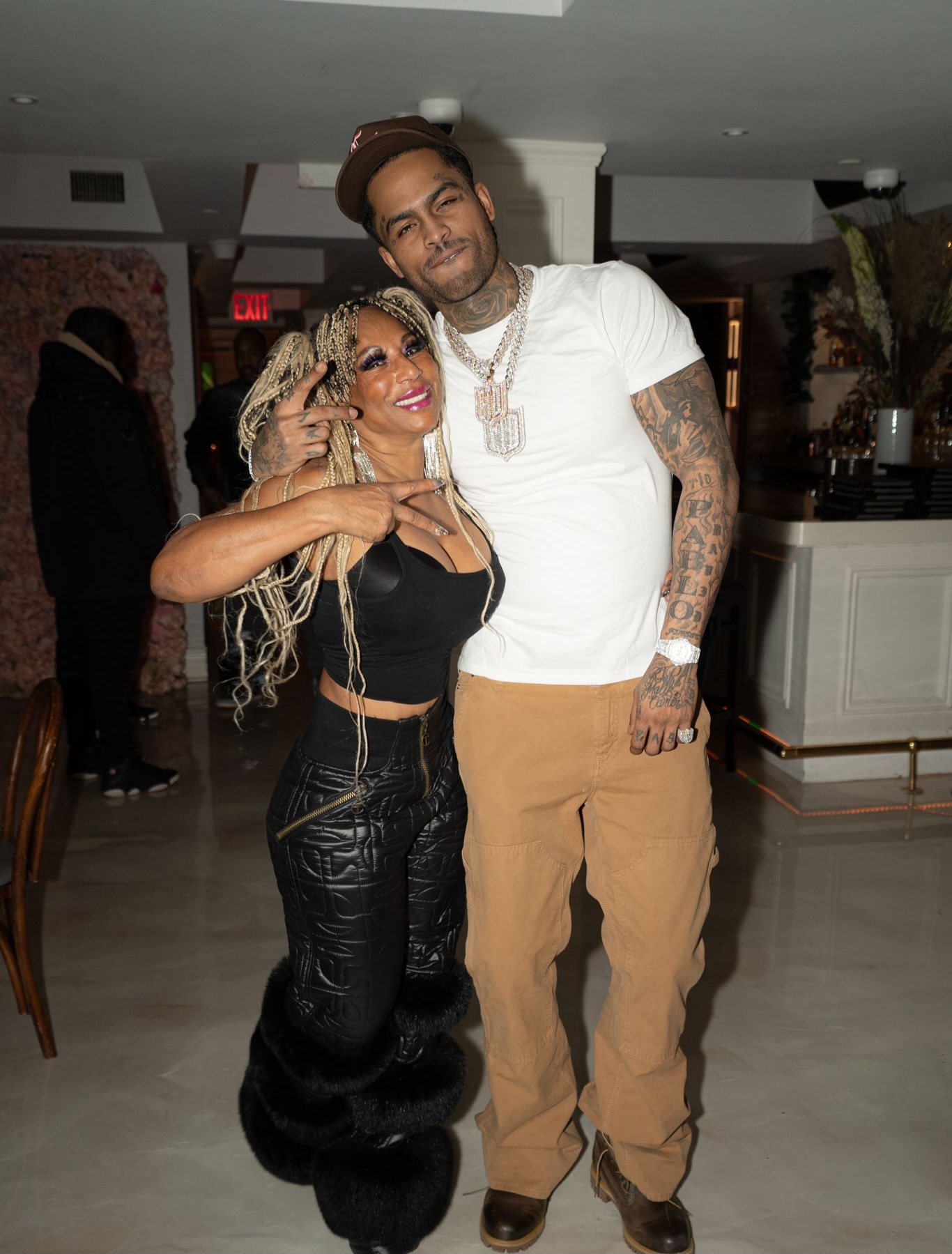 Dave East and Jazmyn Summers (photo by Melissa Nyomi Stoll)