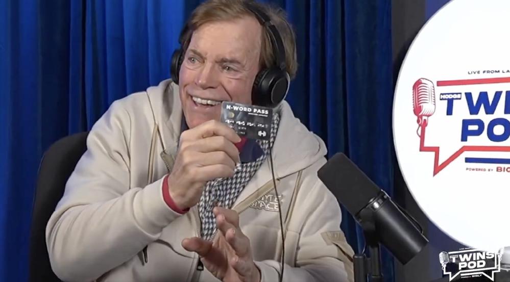 David Duke with N-word pass - via The Hodgetwins