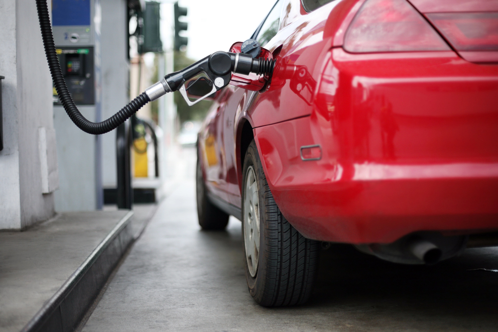 Filling up with gas