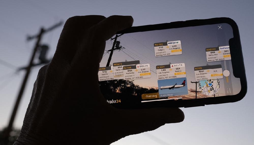 potting Drones? Find Out What’s Overhead with This App! // FlightRadar24 (Chris Delmas-AFP-Getty Images-File via CNN Newsource)