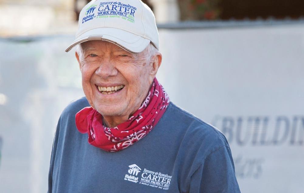 Jimmy Carter - via Habitat for Humanity