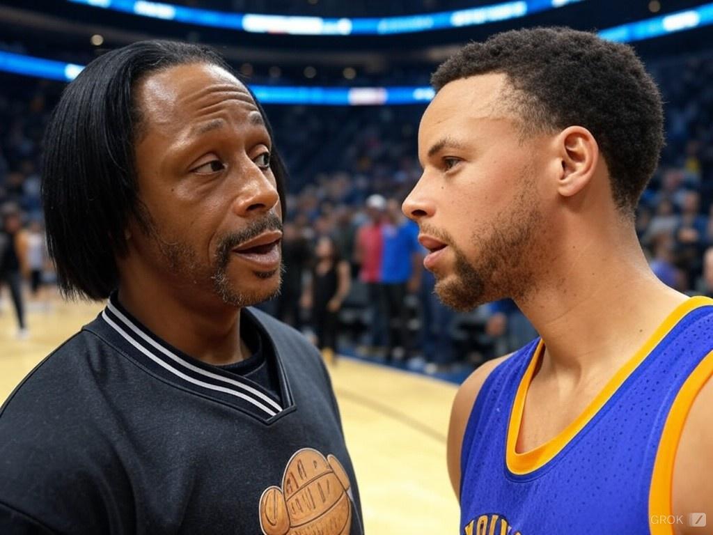 Katt Williams Makes Bold Claim About Steph Curry on Good One // Katt Williams and Steph Curry - via Grok