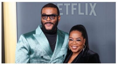 Tyler Perry and Oprah Winfrey