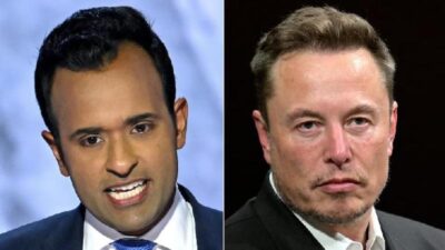 Vivek Ramaswamy - Elon Musk (Getty)