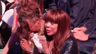 Wendy Williams at son's college graduation - YouTube screenshot
