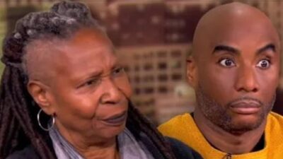 Whoopi Goldberg and Charlamagne Tha God on The View