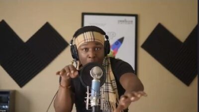 Lil Hyste performing.