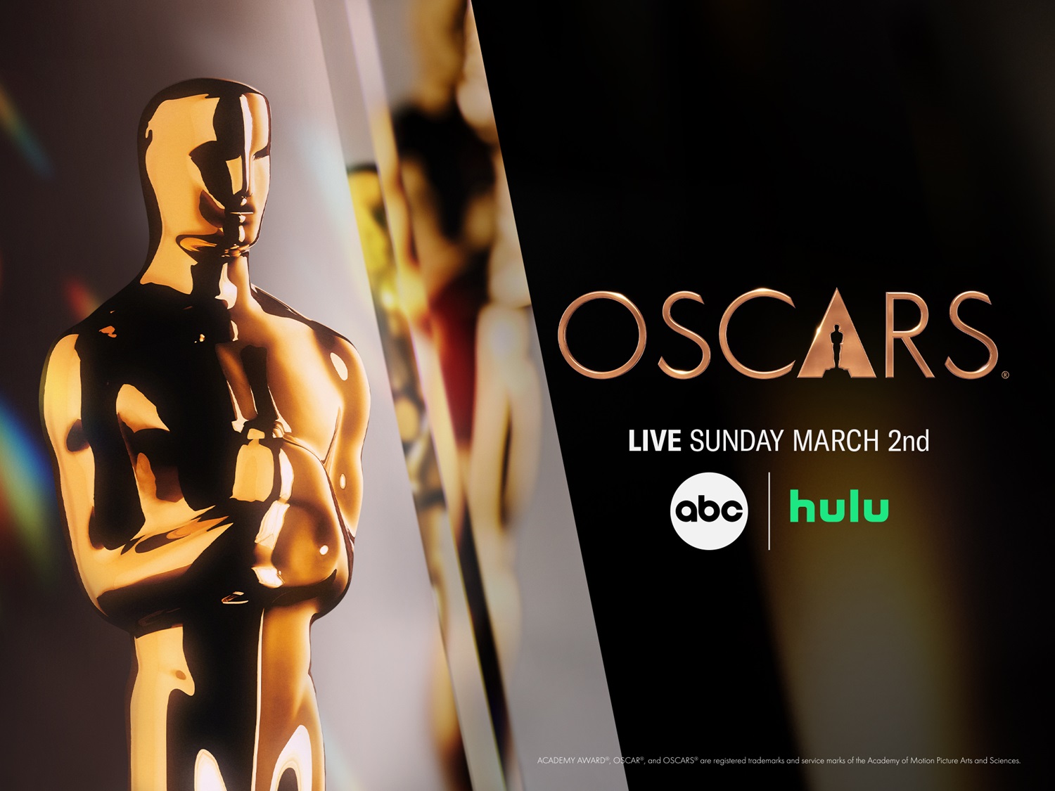 The 97th Oscars will still be held on Sunday, March 2, 2025, at the Dolby&reg; Theatre at Ovation Hollywood and will be televised live at 7 p.m. ET/4 p.m. PT on ABC, streamed live on Hulu and air live in more than 200 territories worldwide.