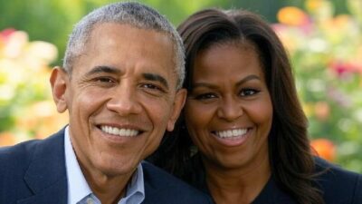 Barack and Michelle Obama - via Grok