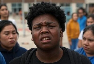 Black student and Latino students - via Grok AI2