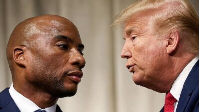 Charlamagne Tha God and Donald Trump - via Grok AI