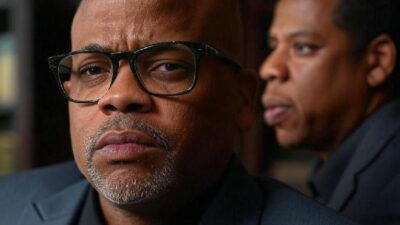 Damon Dash with po'd look at Jay-Z / via Grok