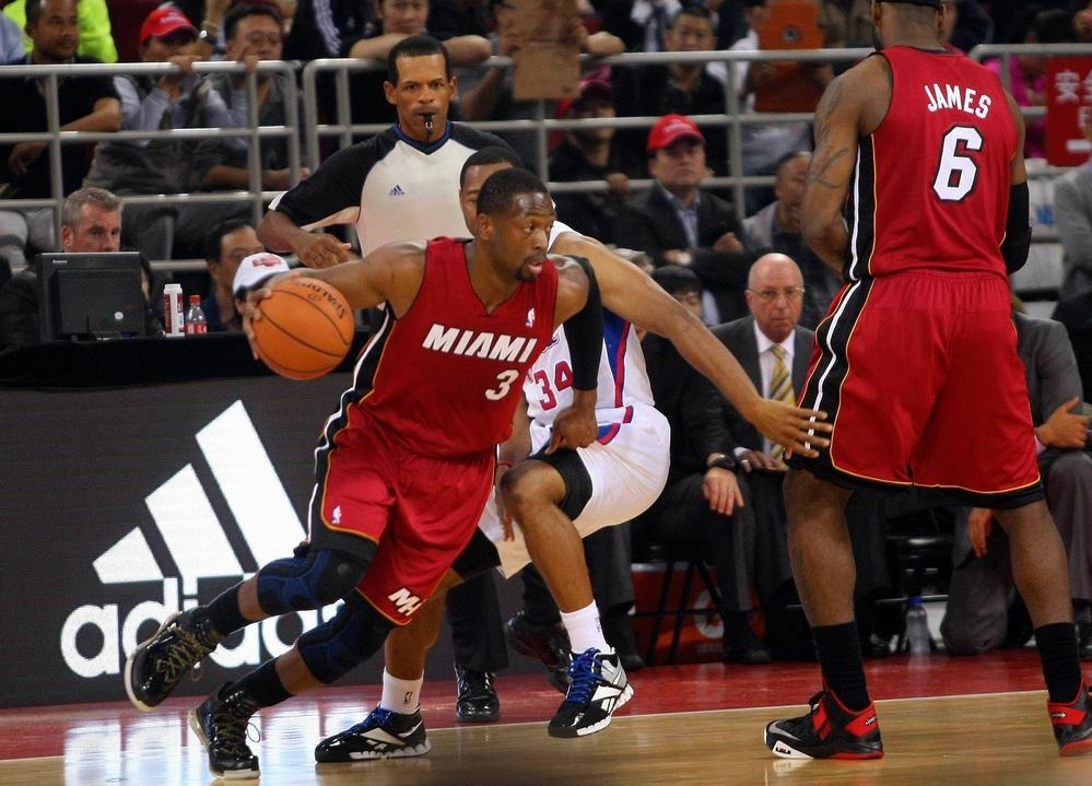 Dwyane Wade as a Miami Heat player - via Depositphotos