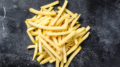 Frozen potatoes (french fries) - Depositphotos