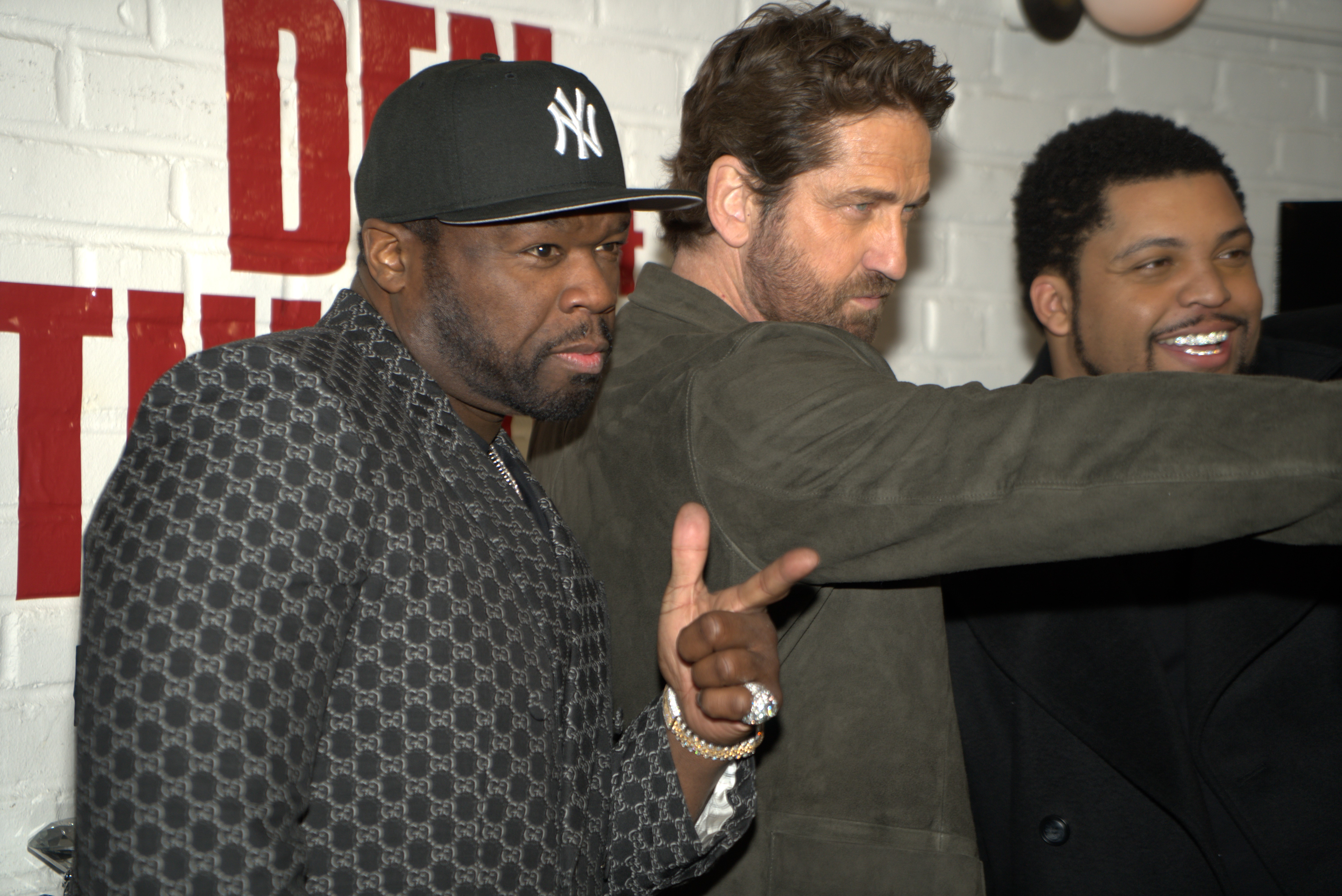 Gerard Butler, 50 Cent, O'Shea Jackson (Photo by Melissa Nyomi Stoll of Melshotya)