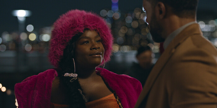 Harlem ends, but Quinn & Angie&rsquo;s journey leaves a lasting mark // Angie (Shoniqua Shandai) and Mike (Luke Forbes) in HARLEM S3