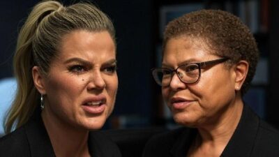 Khloe Kardashian and Mayor Karen Bass