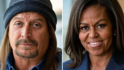 Kid Rock and Michelle Obama - via Grok AI