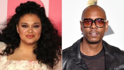 Michelle Buteau and Dave Chappelle (Getty Images via CNN Newsource)