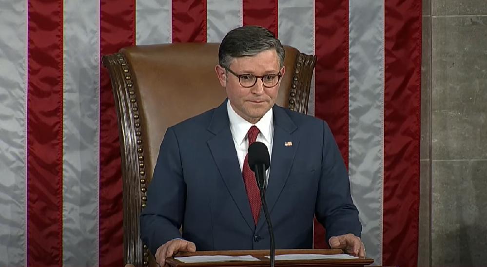 Mike Johnson Secures Leadership After GOP Rebellion Attempt // Mike Johnson - screenshot
