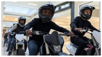AI dirt bike riders