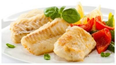 Fried cod