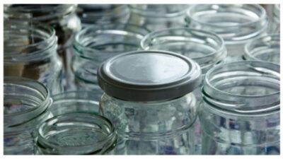 Empty mason jars