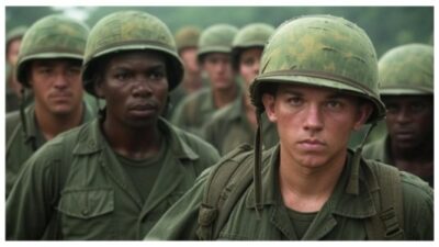 American soldiers in Vietnam War - AI
