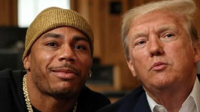 Nelly and Donald Trump - via Grok AI